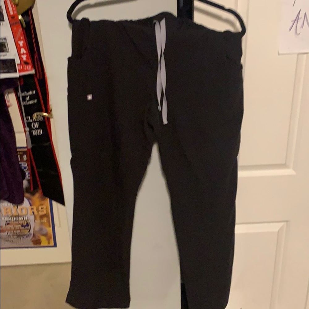 Brand new black figs scrubs